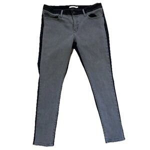 Levi's 711 Women's Skinny 31x30 Jeans Two Tone Black Gray Denim